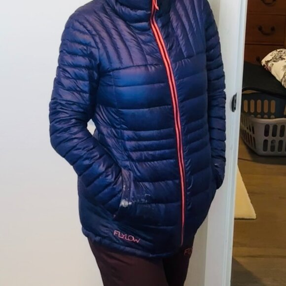Flylow Puffy Jacket Ski Jacket Layer Slim Fit - Picture 2 of 5
